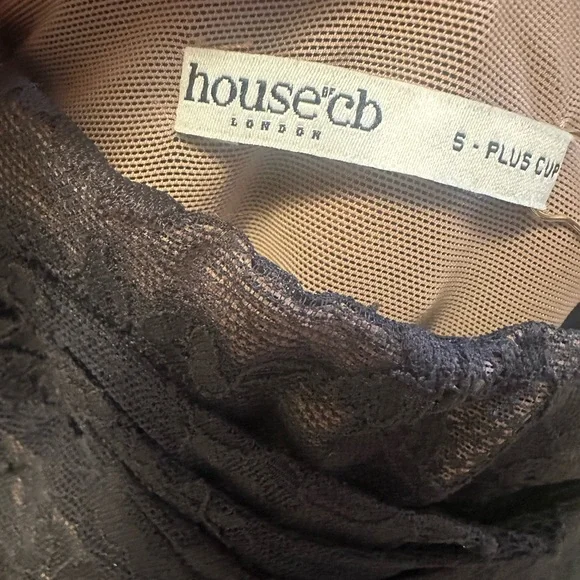 House of CB Black Lace Corset Dress - Picture 11 of 12